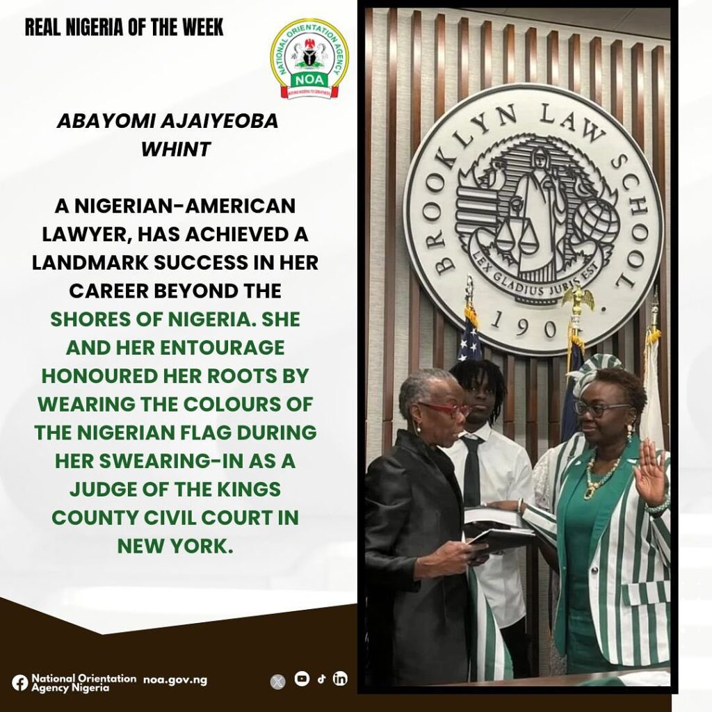 Nigerian-American Lawyer Abayomi Whint Sworn in as New York Judge