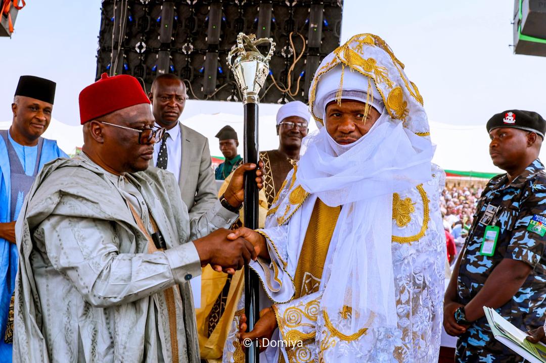 Governor Fintiri Installs Emir of Fufore, Calls for Unity and Development