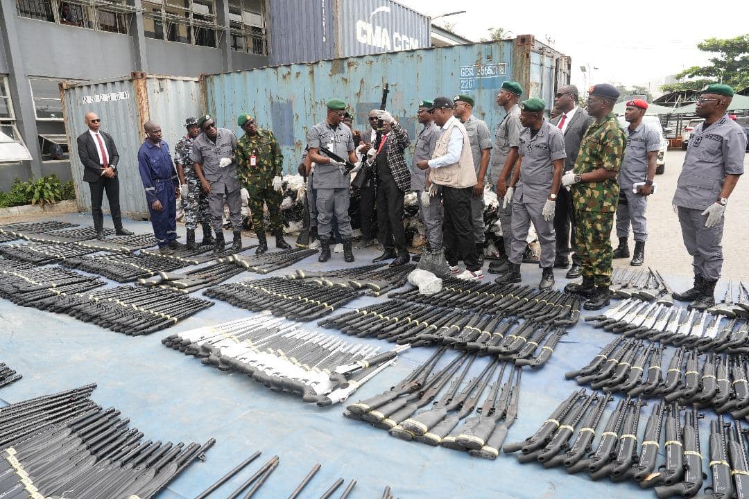 Nigeria Customs Service Transfers Seized Arms to NCCSALW in Commitment to National Security