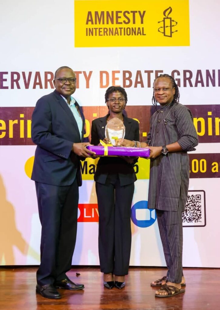 Goodluck Akinlawon tops national competition promoting human rights dialogue among university students