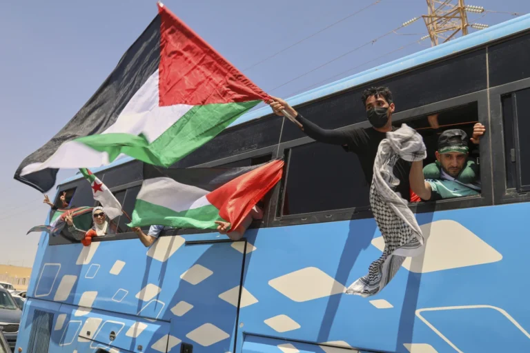 Convoy aiming to break Gaza blockade met with arrests, food and communication restrictions near Sirte