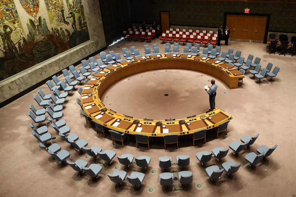 Security Council move for ceasefire and aid blocked by Washington