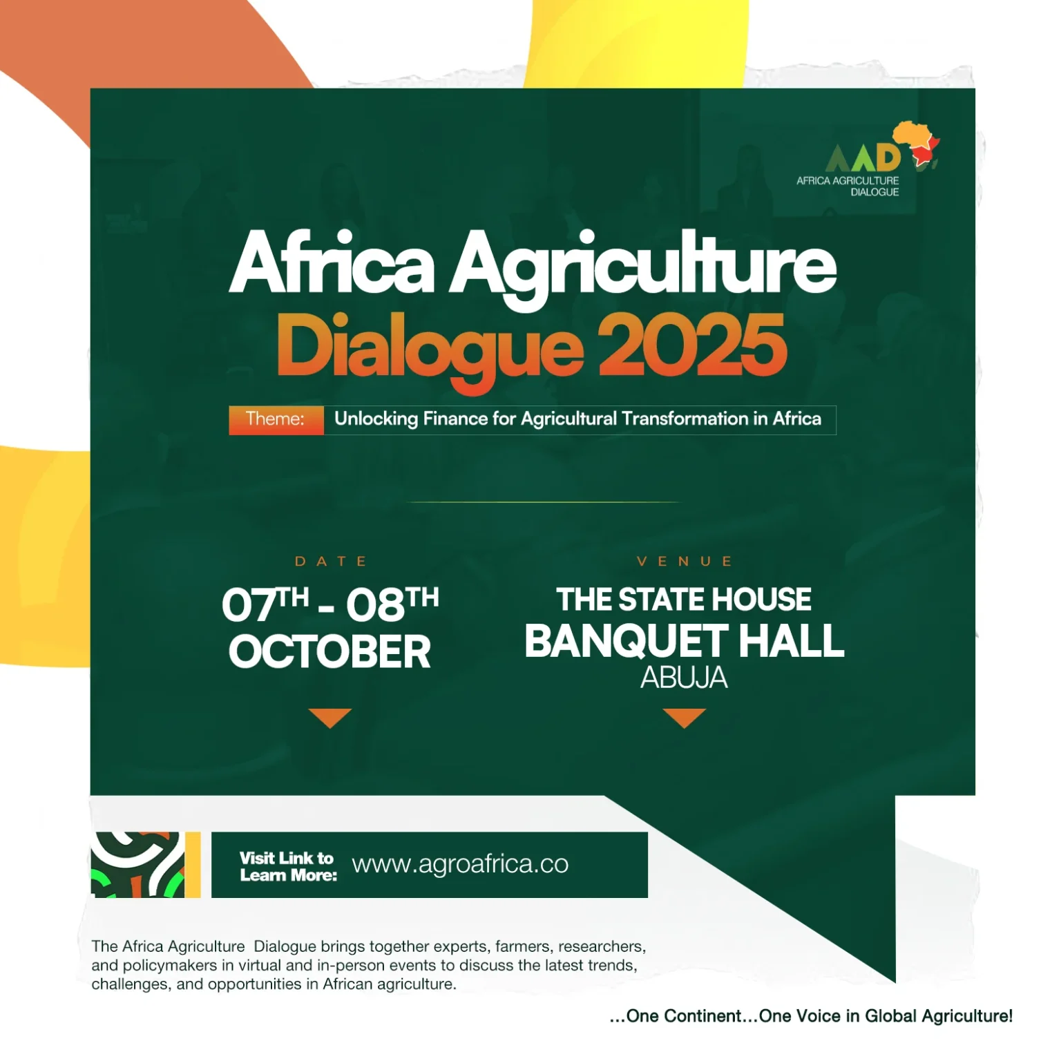 Stakeholders express confidence in the Dialogue’s potential to transform Africa’s agricultural landscape.