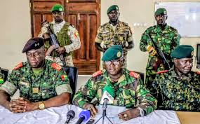 Troops detain president, shut borders and suspend media as capital streets empty out.