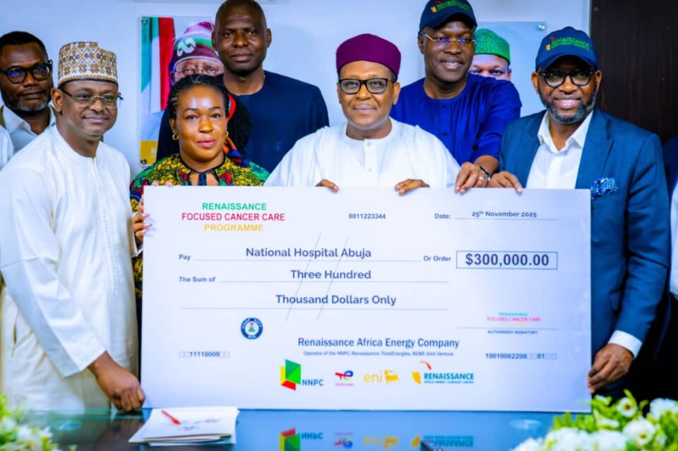 NNPC/Renaissance JV Donates $300,000 to Sustain Cancer Treatment Machine in Abuja Funding keeps National Hospital’s advanced radiotherapy system running for thousands of patients.