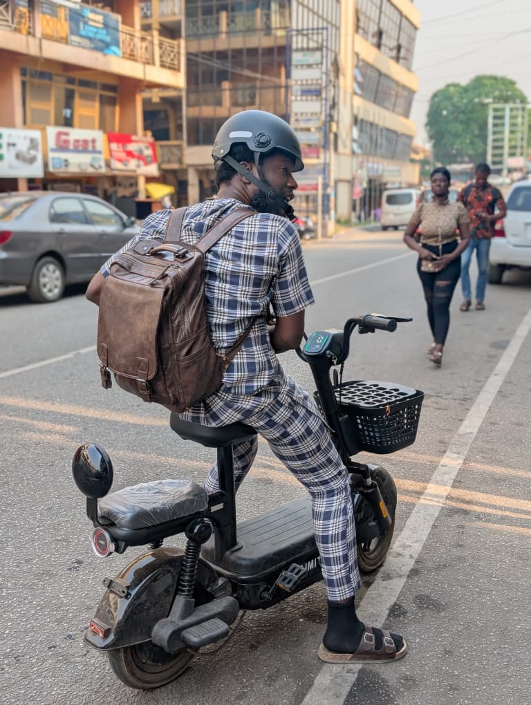 A Quiet Ride Through Kumasi: How One Climate Journalist Is Rethinking Urban Transport