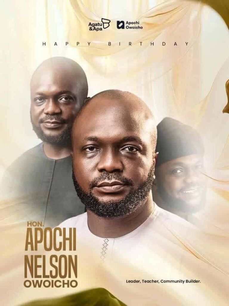 Why Apochi Nelson Owoicho Is the Right Candidate to Represent Apa/Agatu in the House of Representatives